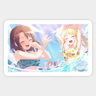 Hello Happy World - Beach Episode Sticker